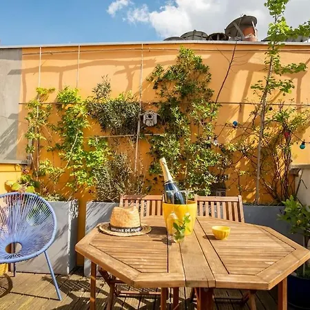 Notre-dame -latin Quarter Vip Rooftop Terrace View アパート パリ
