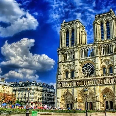 Notre-dame -latin Quarter Vip Rooftop Terrace View París
