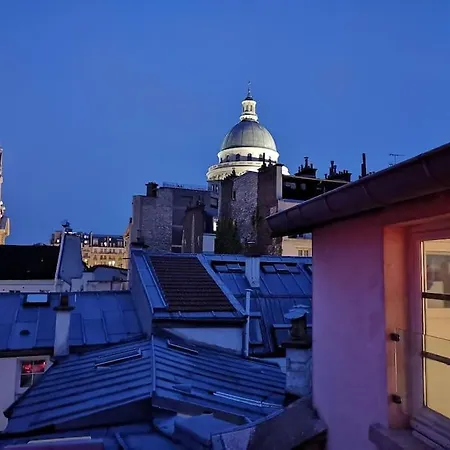 Notre-dame -latin Quarter Vip Rooftop Terrace View Apartamento París